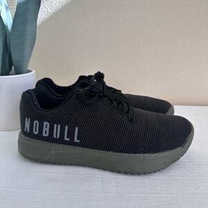 NOBULL Black Mesh Athletic Sneakers Unisex M7 W8-8.5*